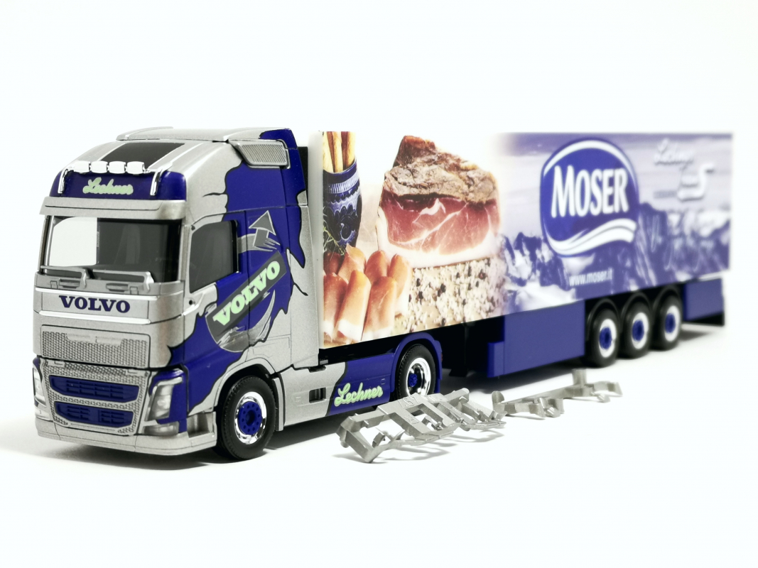 315074 Volvo FH Gl. XL Kühlkoffer-Sattelzug „Lechner Trans“ (Italien/Laas) Herpa