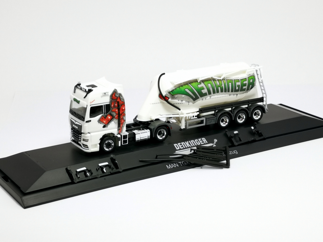 122221 MAN TGX GX Eutersilo-Sattelzug „Denkinger“ (Baden-Württemberg/Ehingen) Herpa