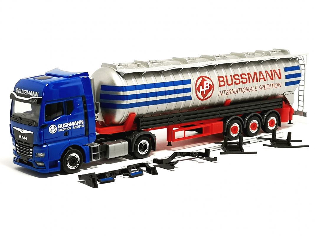 950688 MAN TGX GX ADR Saugsilosattelzug "Bussmann" Herpa