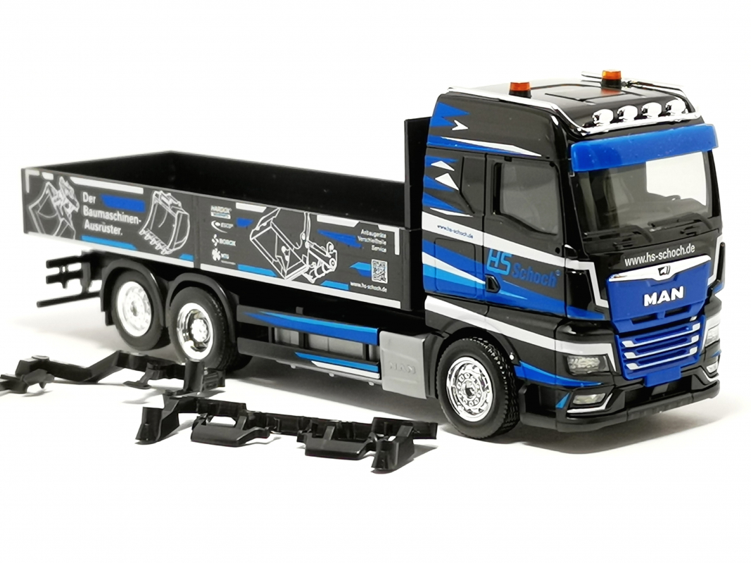 MAN TGX GM 3a Lkw mit Pritsche „HS Schoch“ Herpa