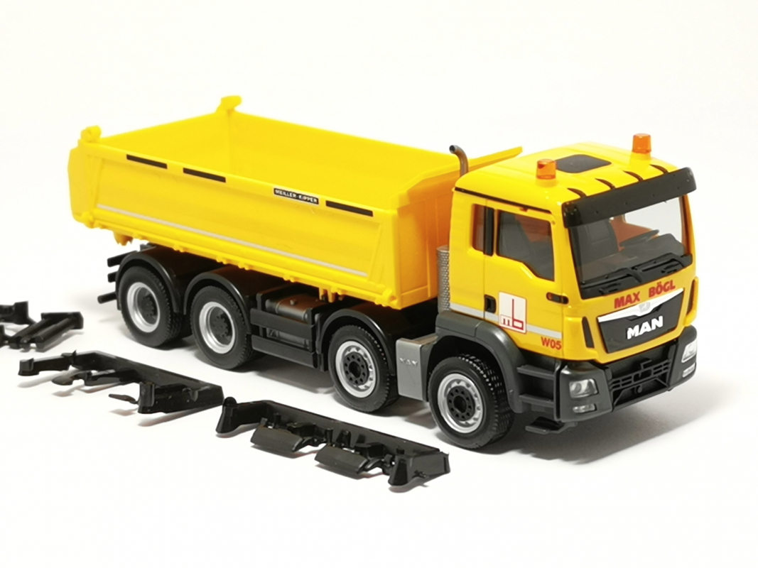 315180 MAN TGS M Euro 6 4-achs Meiller-Kipper „Max Bögl“ Herpa