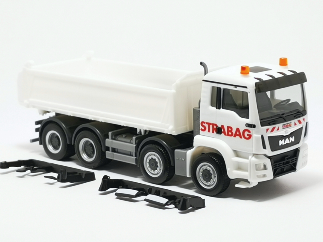 MAN TGS 4-achs Meiller-Kipper „STRABAG“ Herpa