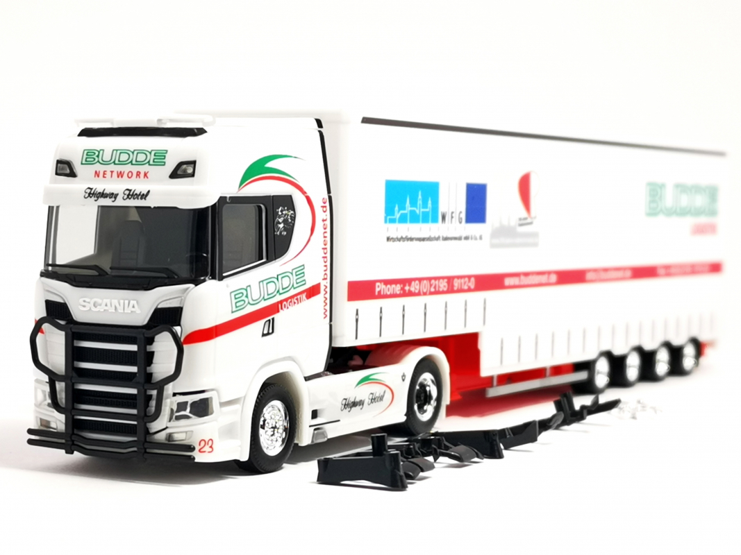 314374 Scania CS HD Volumen-Sattelzug „BLS Budde Logistik Spedition“ *SALE*