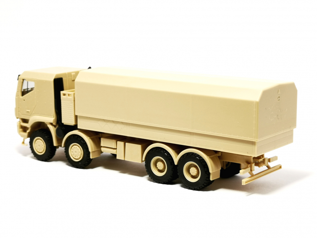 746984 Iveco Trakker 8x8 geschützt Pritschen-LKW sandbeige Herpa - Sale