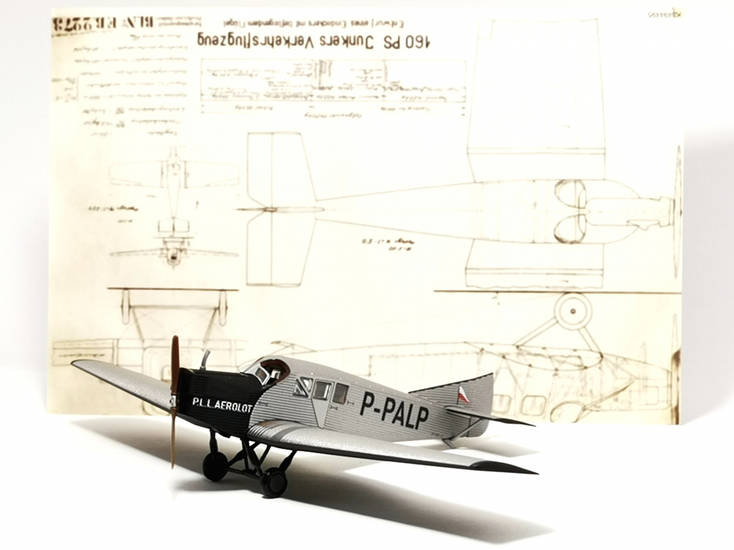 019453 Aerolot (Polska Linia Lotnicza „Aerolot“) Junkers F13 – P-PALP	1:87 Herpa