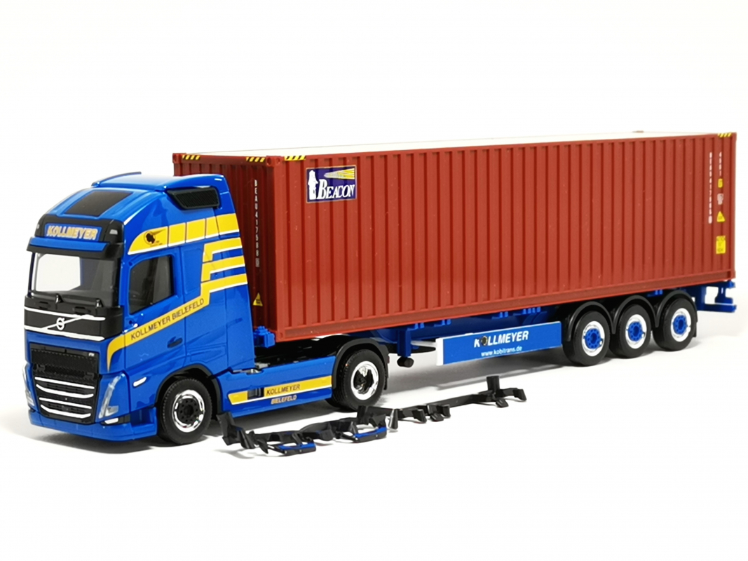 316279 Volvo FH Gl. XL 2020 Container-Sattelzug "Kollmeyer/Beacon" Herpa