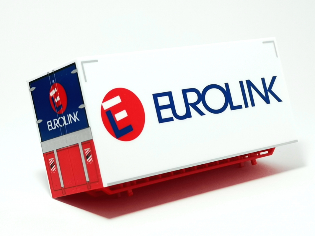 Koffer Aufbau für Schwedencombi "Eurolink" Herpa