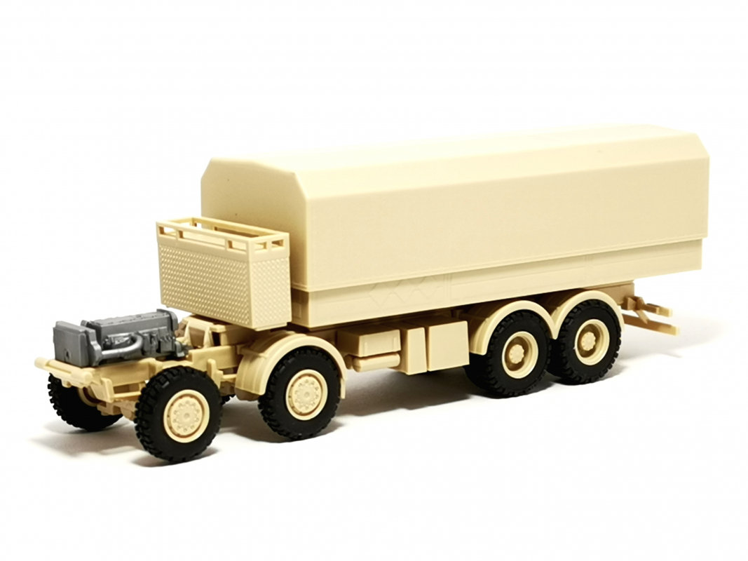 Fahrgestell mit Pritschenaufbau 8x8, sandbeige** Herpa 020