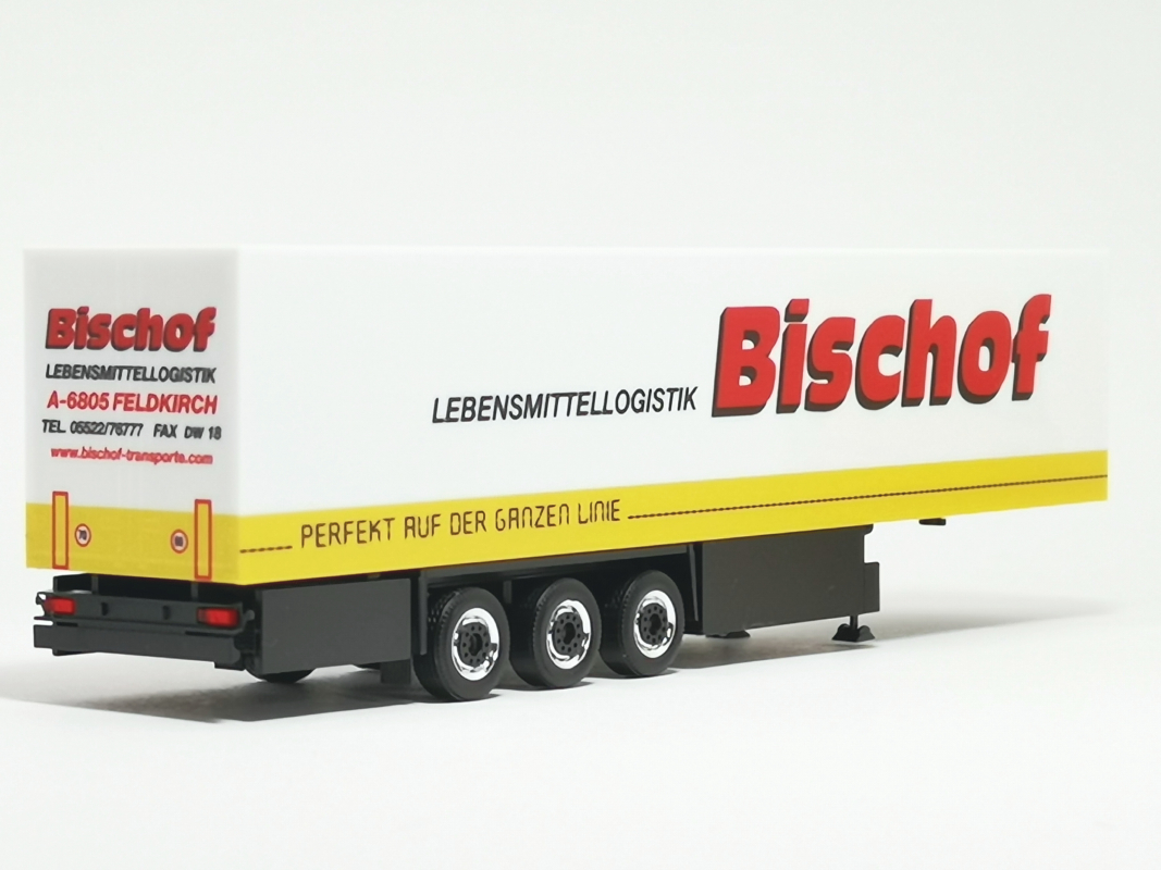 Kühlkoffer-Auflieger "Bischof" (Österreich/Feldkirch) Herpa