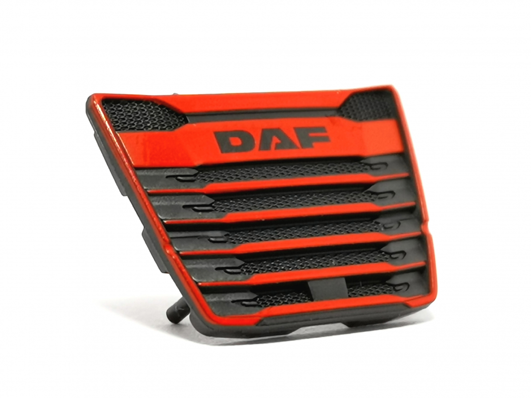 Frontgrill für DAF XG, rot/schwarz Herpa