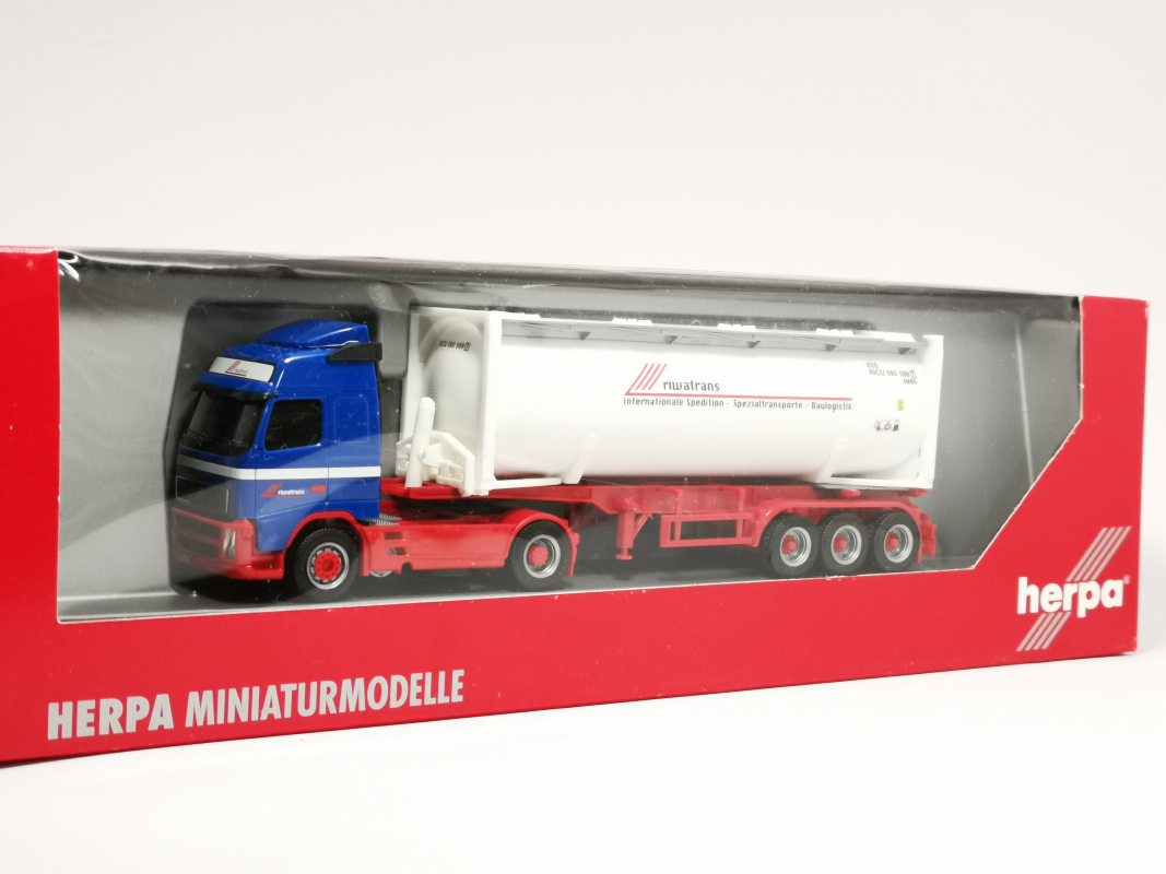 Volvo FH 30ft. Drucksilo-Sattelzug "Riwatrans" Herpa