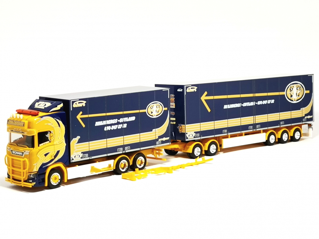 316385 Scania CS20 Hochdach Schwedenkombi "Malmbergs Akeri Gotland" Herpa