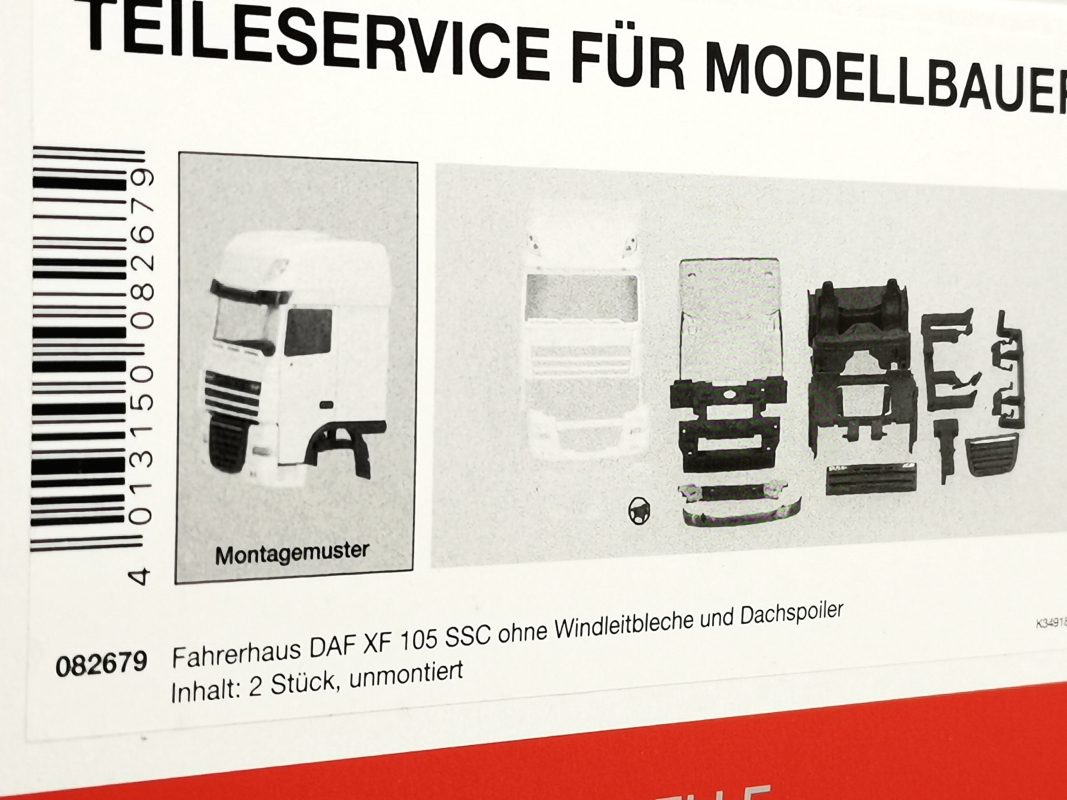 082679 DAF XF105 SSC ohne WLB und Dachspoiler, 2 Stück Restb.2