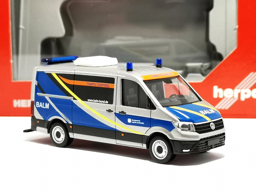 097239 VW Crafter Bus Flachdach "BALM/Bundesamt für Logistik und Mobilität" Herpa