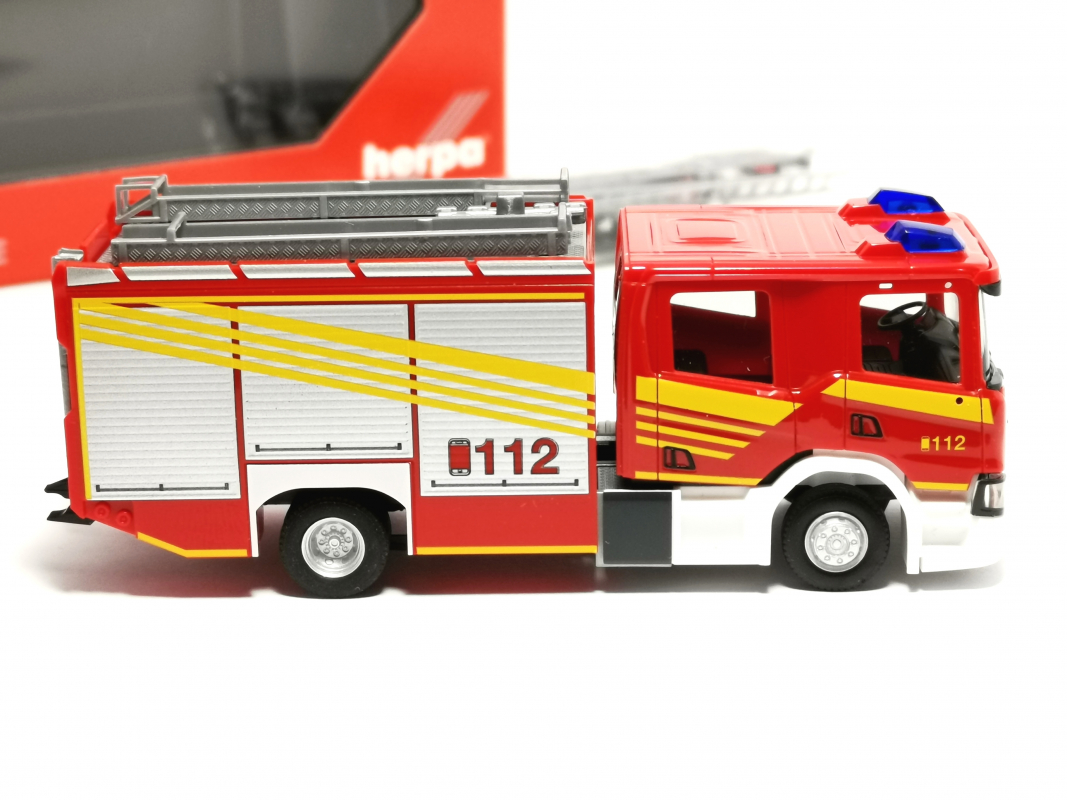 097505 Scania CP Crewcab Löschfahrzeug "Feuerwehr" Herpa