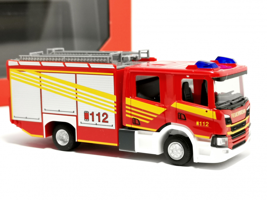 097505 Scania CP Crewcab Löschfahrzeug "Feuerwehr" Herpa