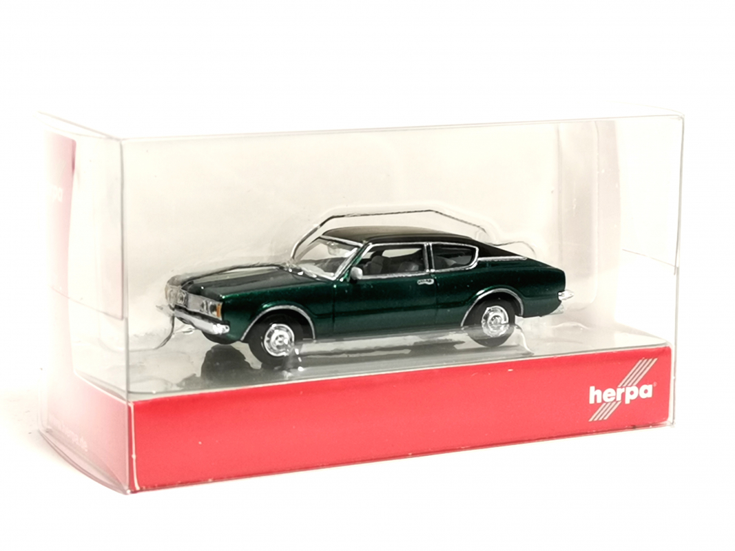 033398-002 Ford Taunus 1600 Coupé (Knudsen), dunkelgrün Herpa