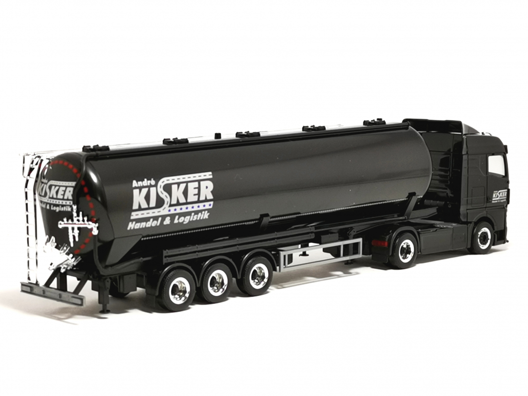 Preview: 317252 MAN TGX GM Silo-Sattelzug "Kisker" (Niedesachsen/Bramsche) Herpa