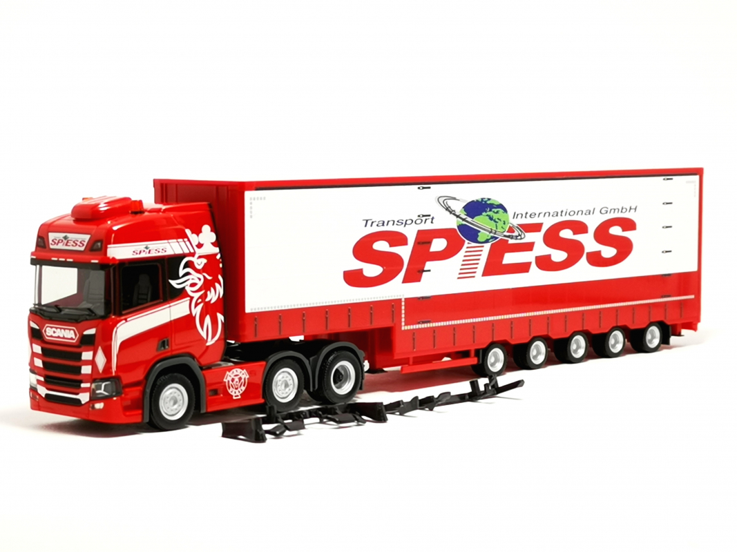 317016 Scania CR 20 HD 6x2 Volumenplanen-Sattelzug 5a "Spiess" Herpa