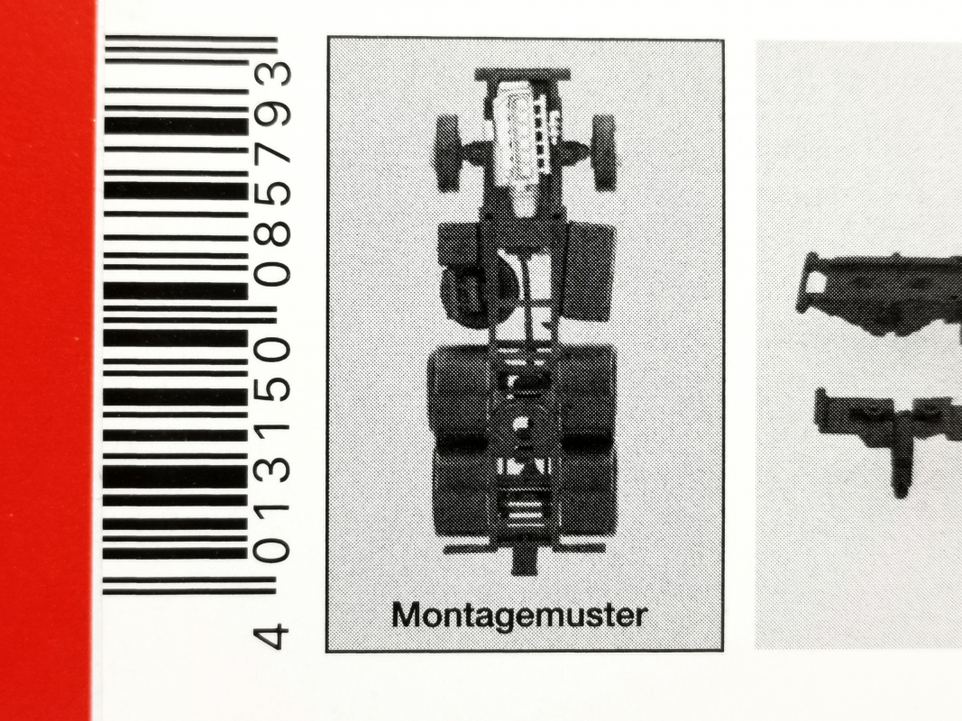 085793 Fahrgestell Zugmaschine 3achs MAN/Roman Diesel (2 Stück) Herpa