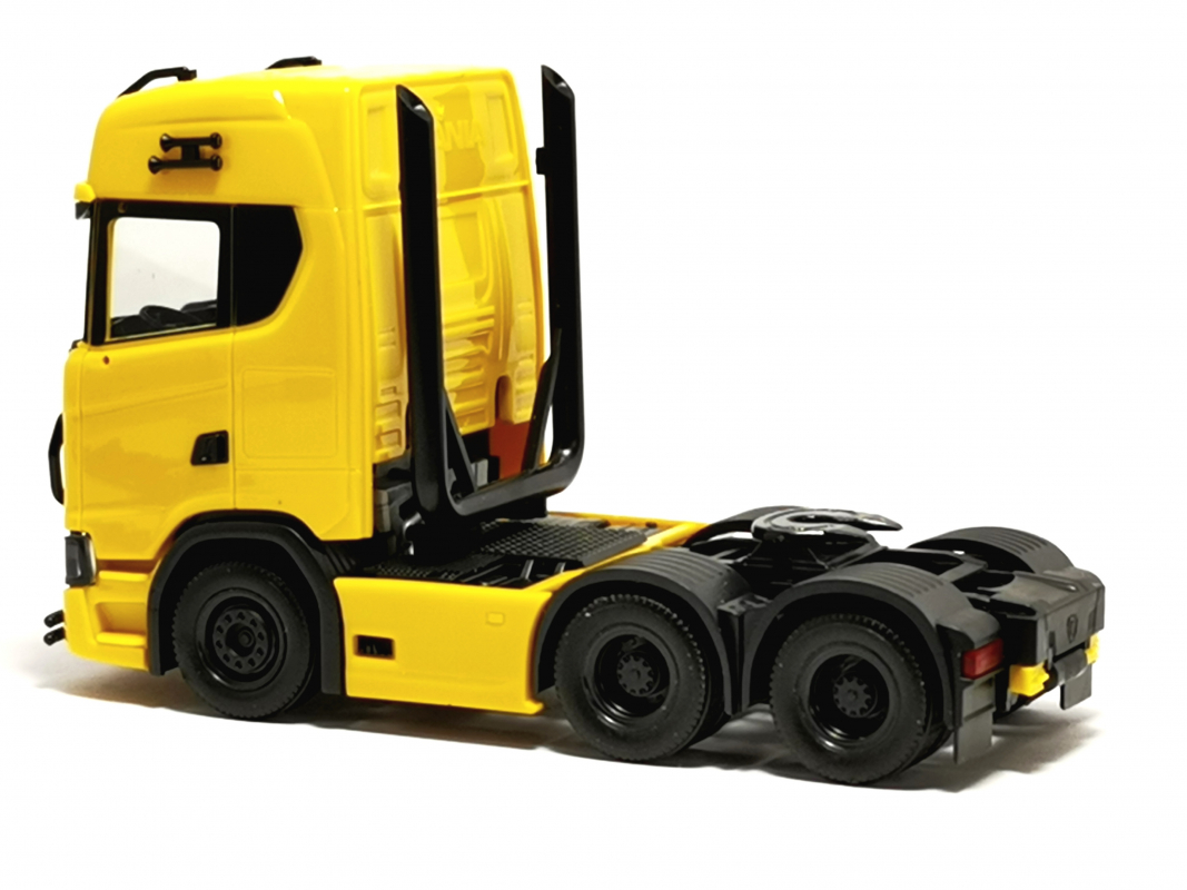 Preview: 314053-003 Scania CS20 HD Solozugmaschine 3achs, gelb Herpa