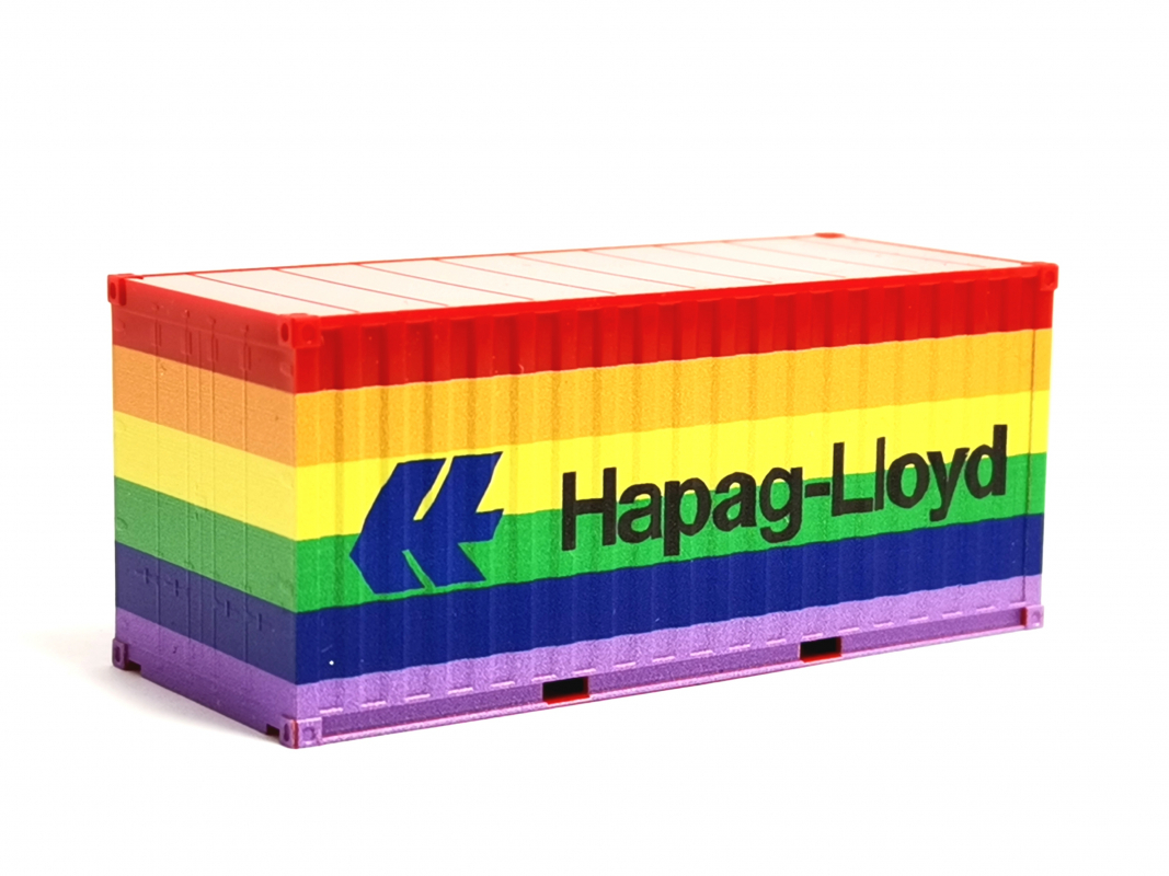 20ft. Container Hapag-Lloyd Rainbow Herpa