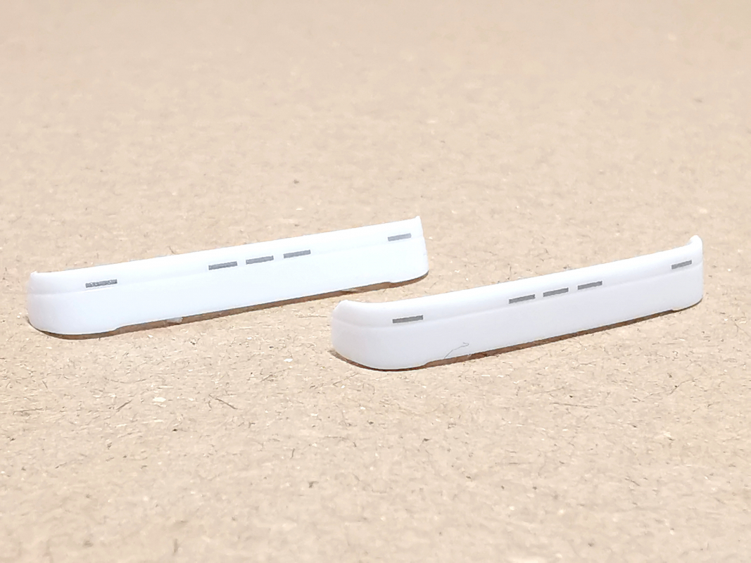2x Sonnenblende für Scania *groß*, weiß Herpa C168