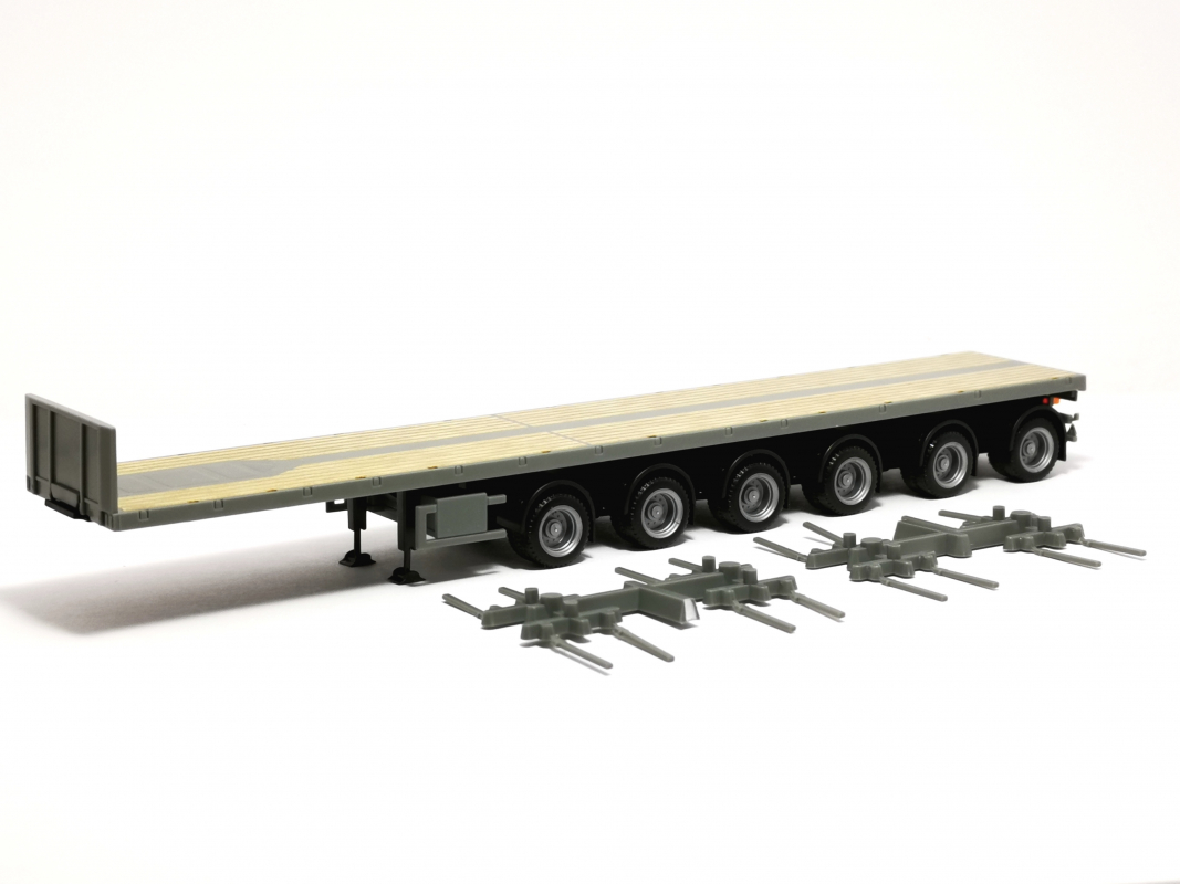 076715-005 Nooteboom Ballasttrailer 6achs, grau 005 Herpa