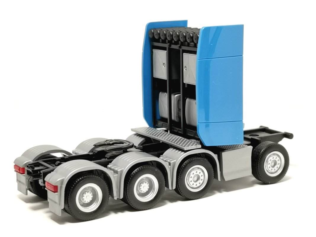 4a Schwerlast Fahrgestell Scania + Turm, hellblau Herpa