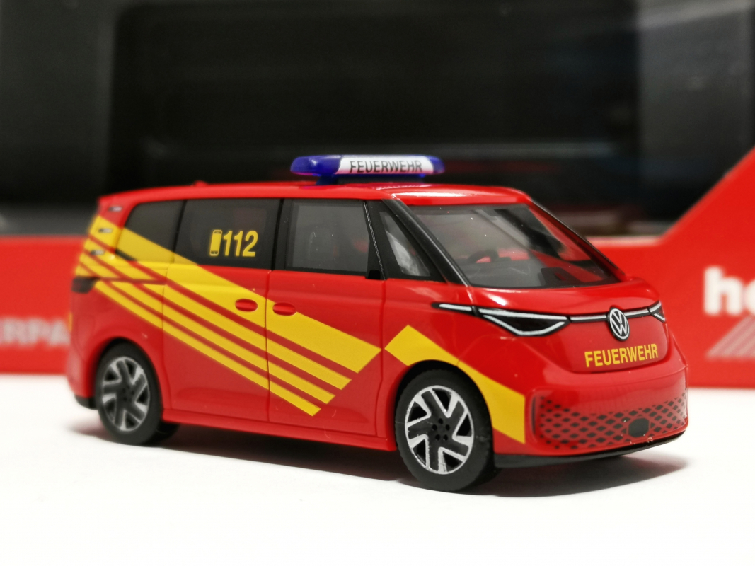 097970 Volkswagen (VW) ID. Buzz, Einsatzleitwagen "Feuerwehr" Herpa FridaySALE