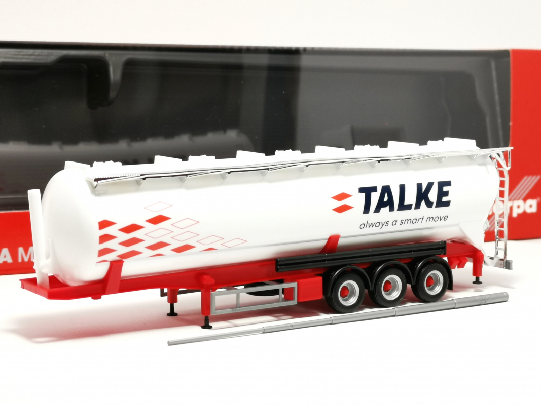 Silo-Auflieger 3a"Talke", weiß Herpa 235