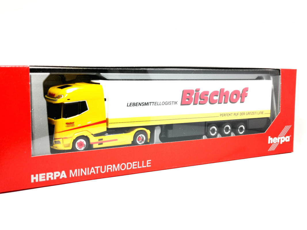 316613 DAF XG+ Kühlkoffer-Sattelzug "Bischof" (Österreich/Feldkirch) Herpa