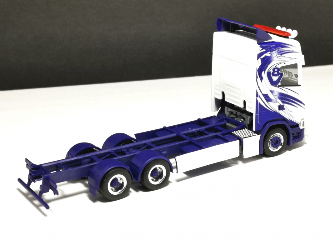 Scania CS20 HD 3a LKW "Malmbergs Akeri" blau Herpa