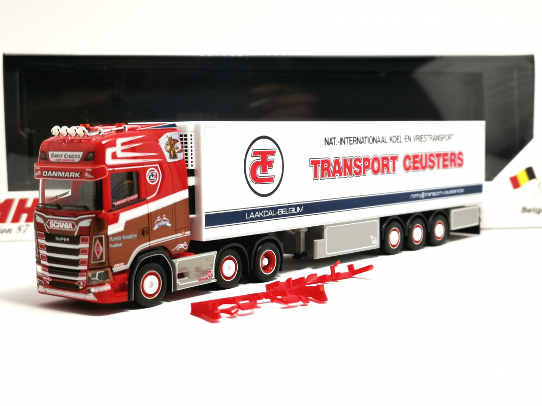 Scania CS20 Kühlkoffer Sattelzug "Ronny Ceusters"Herpa