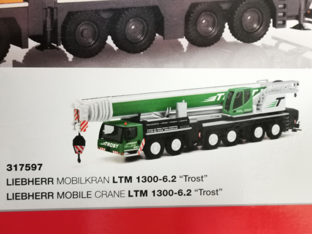 317597 Liebherr LTM 1300.2 "Trost" (Österreich/Traisen) Herpa