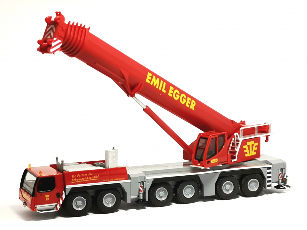 317429 Liebherr Mobilkran LTM 1300-6.2 "Emil Egger" (Schweiz / Härkingen) Herpa