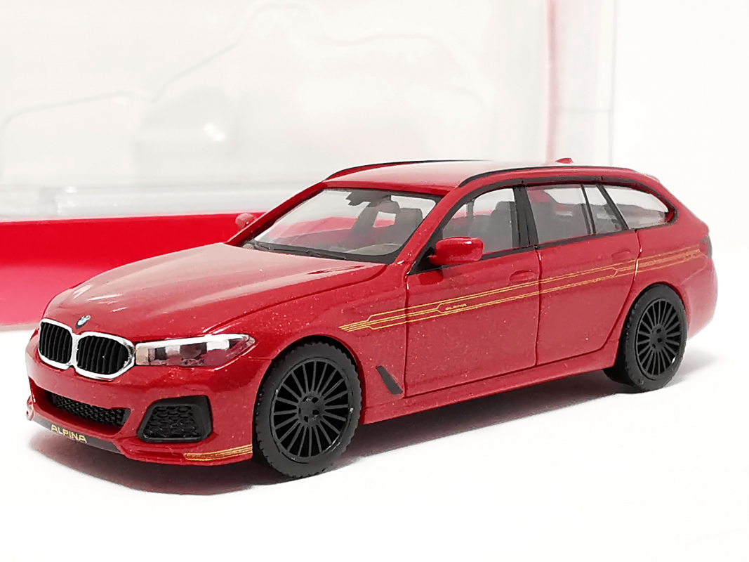 430968-002 BMW Alpina B5 Touring, fire red Metallic Herpa