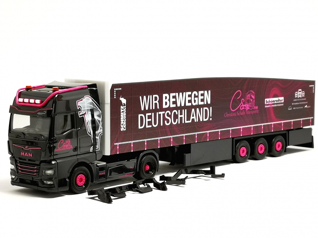 318174 MAN TGX GX Sattelzug "Christina Scheib" Herpa FridaySALE
