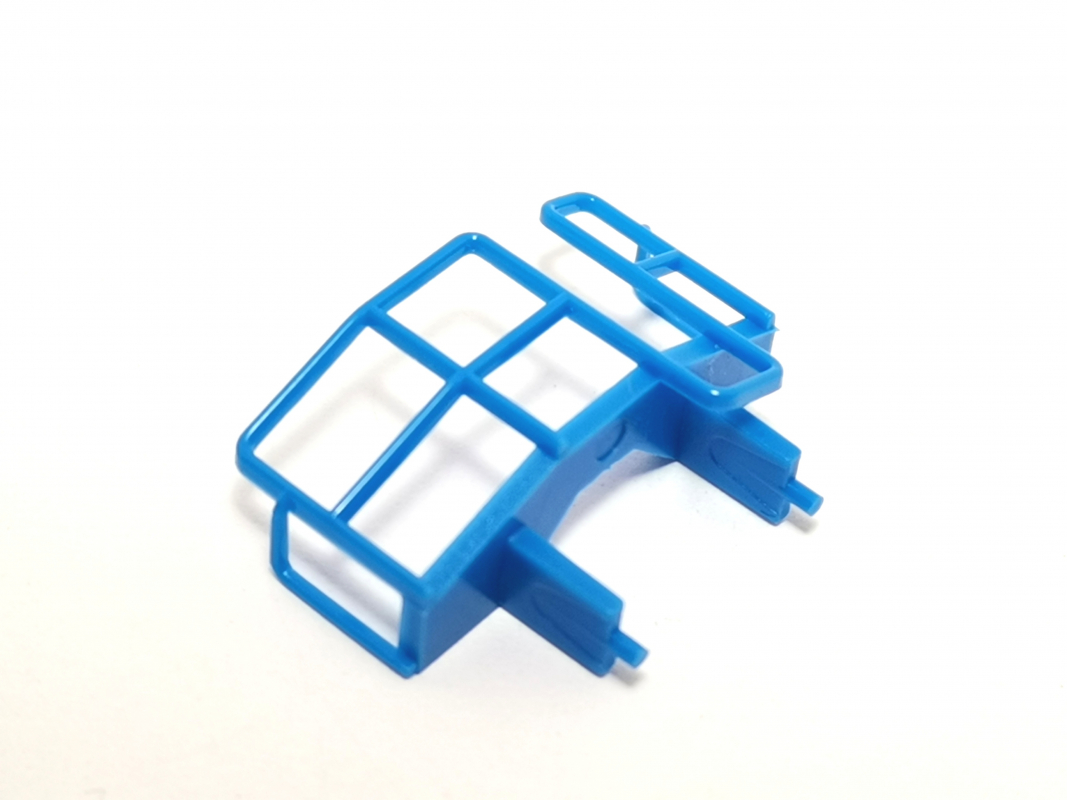 Trittblech für Rundmulde, blau C62