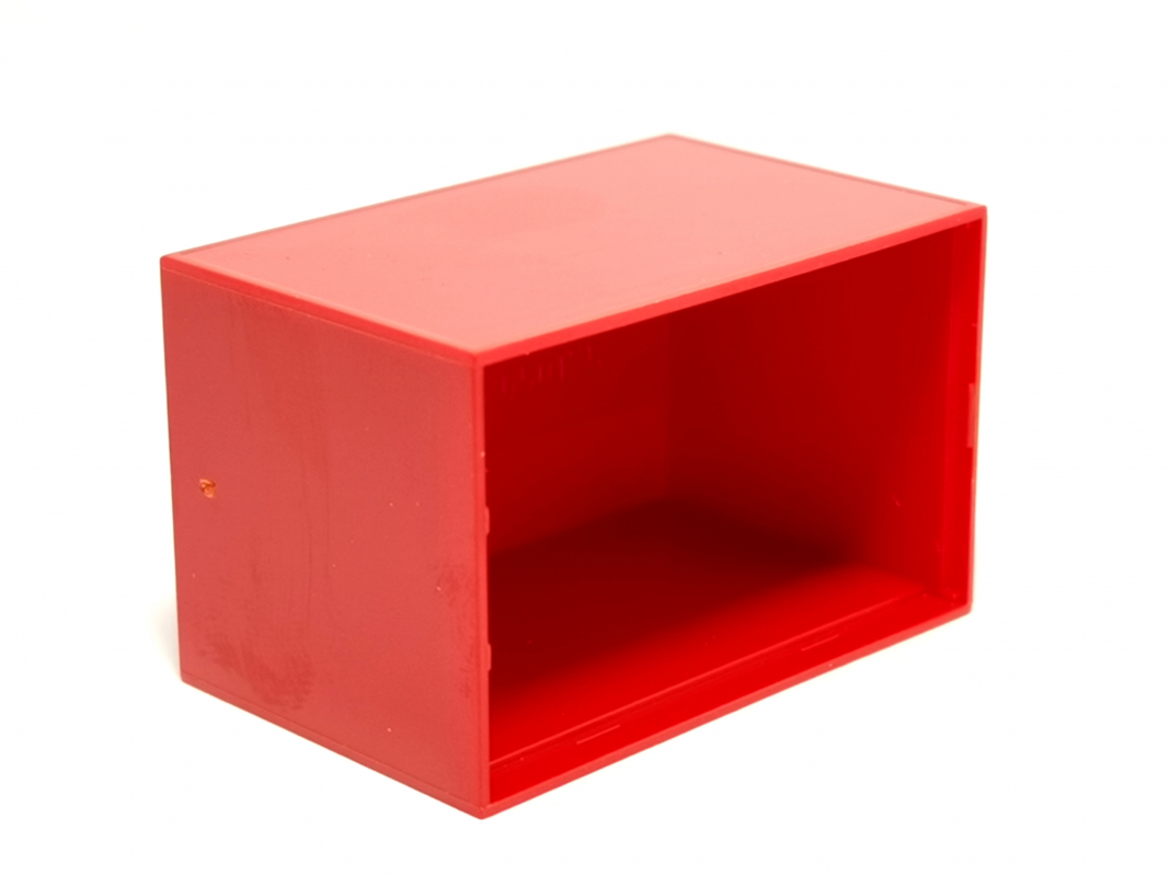 Koffer 3,5m hoch, rot Herpa C79