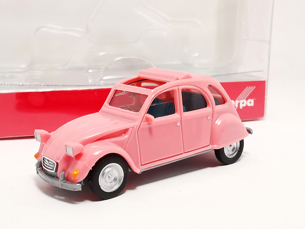 020824-008 Citroen 2CV offen, hellrosa	Herpa