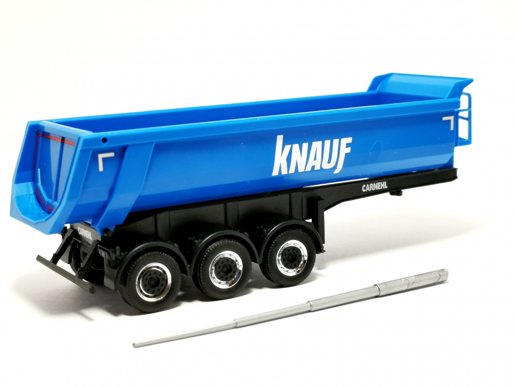 Carnehl Rundmulden-Auflieger 3a "Knauf" Herpa