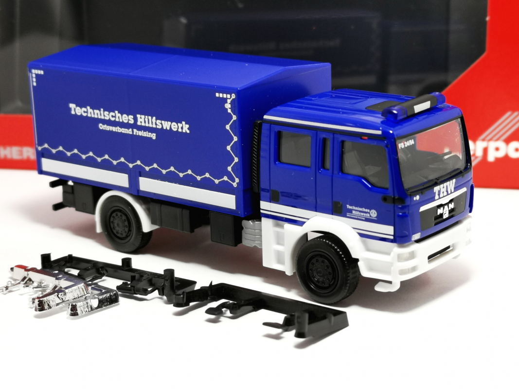 098311 MAN TGM Mehrzweckkraftwagen "THW Freising" Herpa