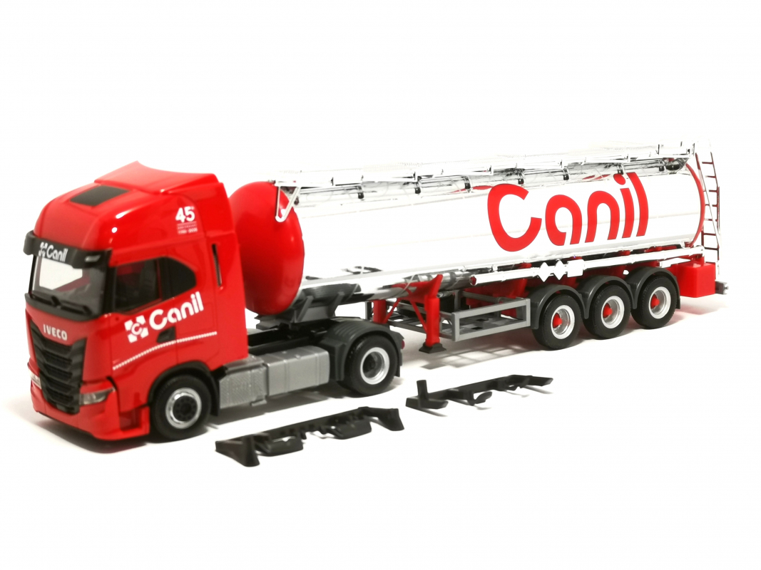 319041 Iveco S-Way Chemietank-Sattelzug "Canil" Herpa
