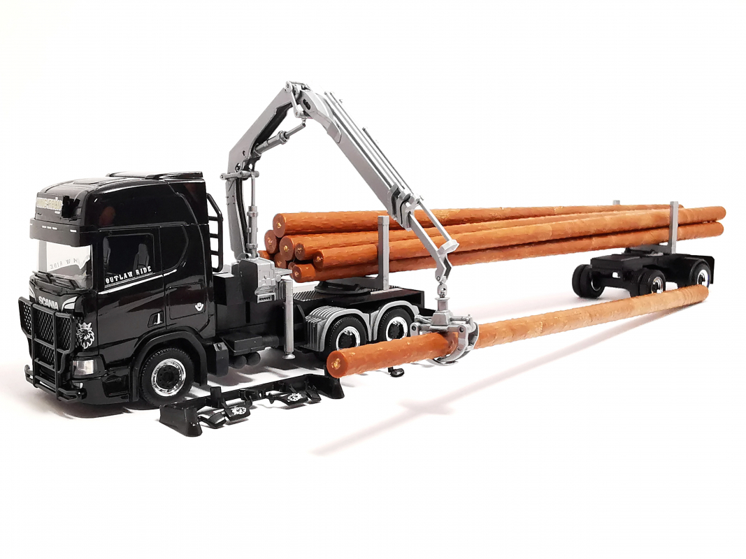319089 Scania CR 20 HD Holztransporter-SZ "King of Rhön" Herpa
