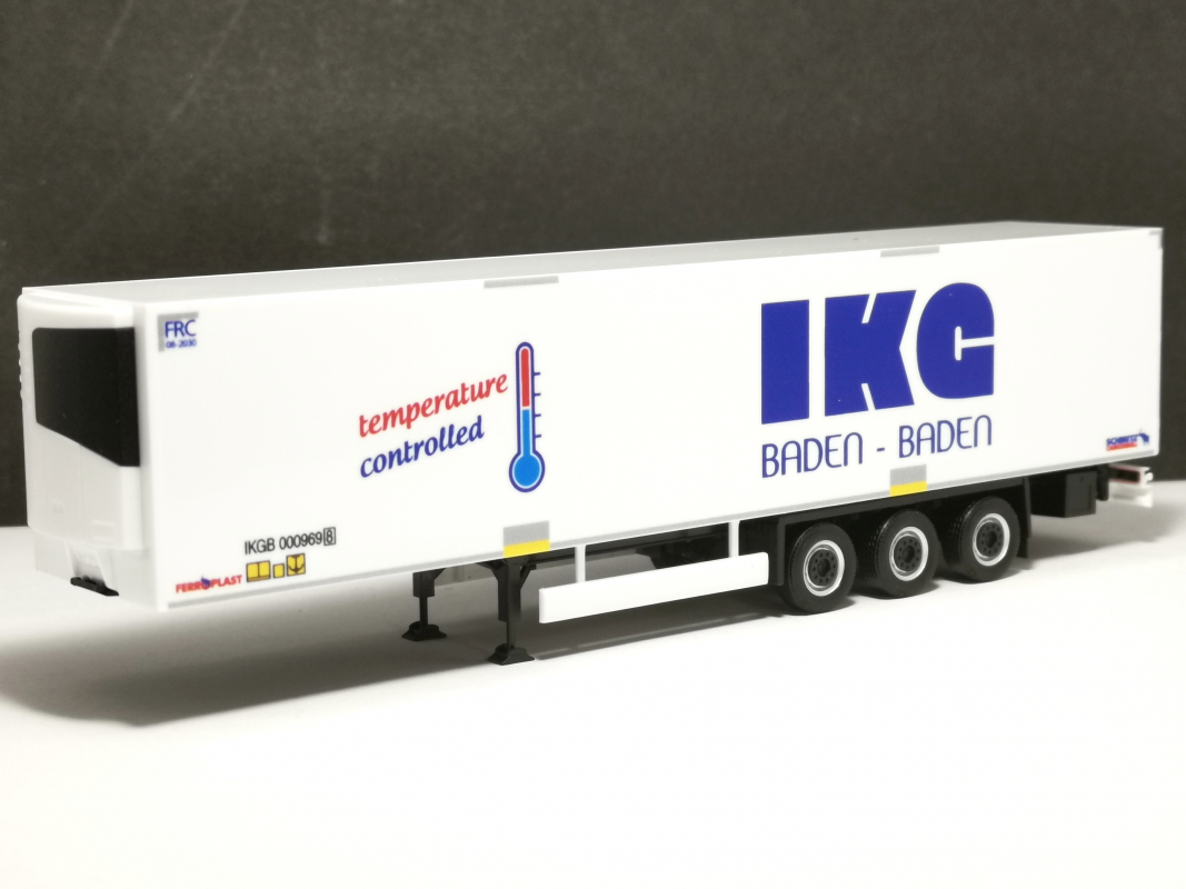 Kühlkoffer Auflieger 3a "IKG", weiß Herpa