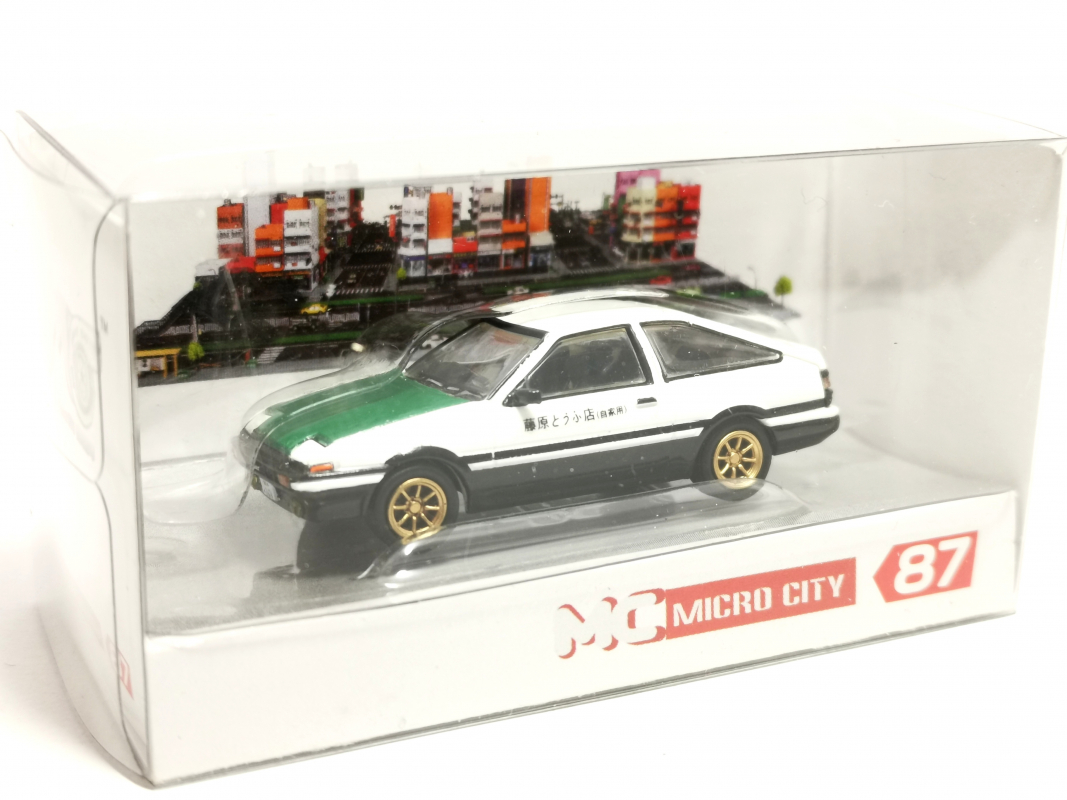 110080 Toyota Corolla AE86 (1983-1985), weiß/grün MicroCity