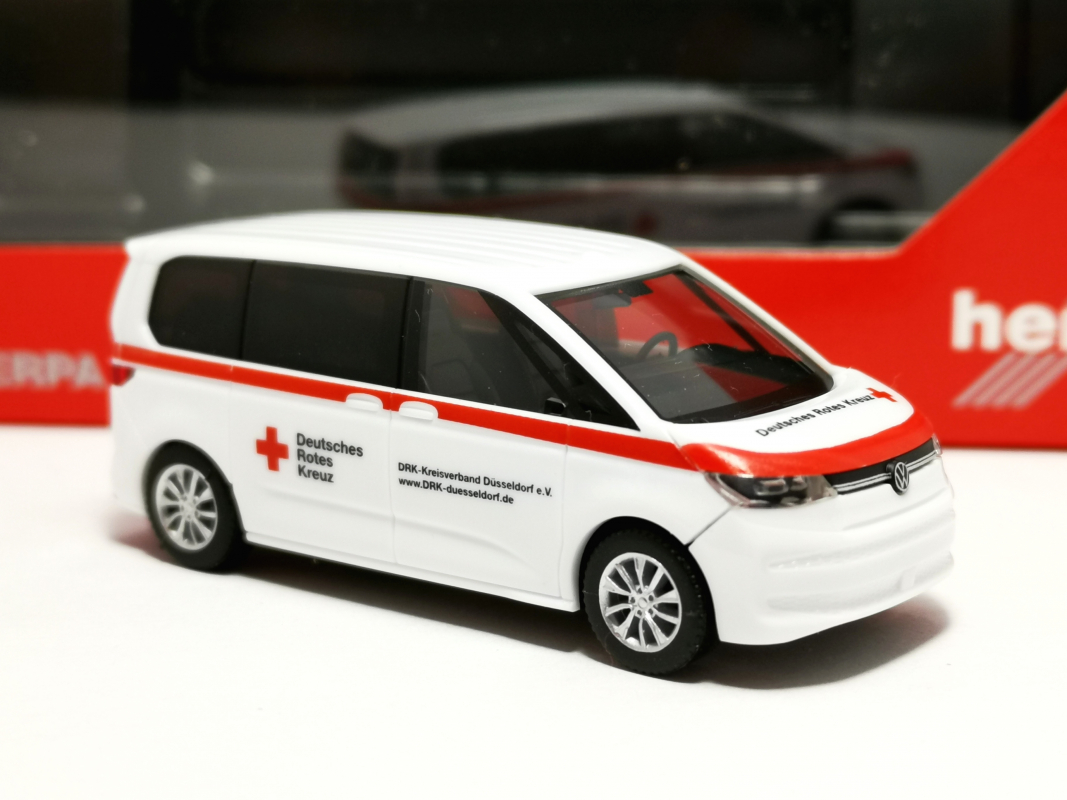 098359 Volkswagen (VW) Multivan "DRK Düsseldorf"	Herpa
