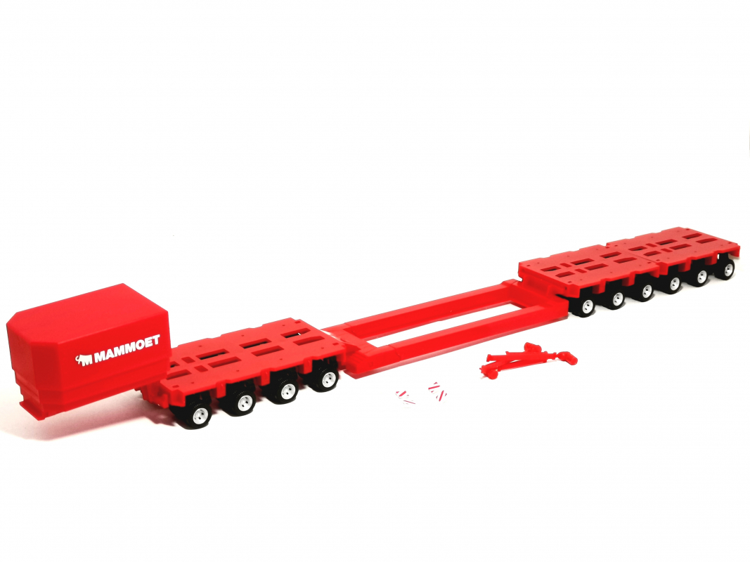 Tieflade Auflieger mit Kesselbrücke "Mammoet" Herpa