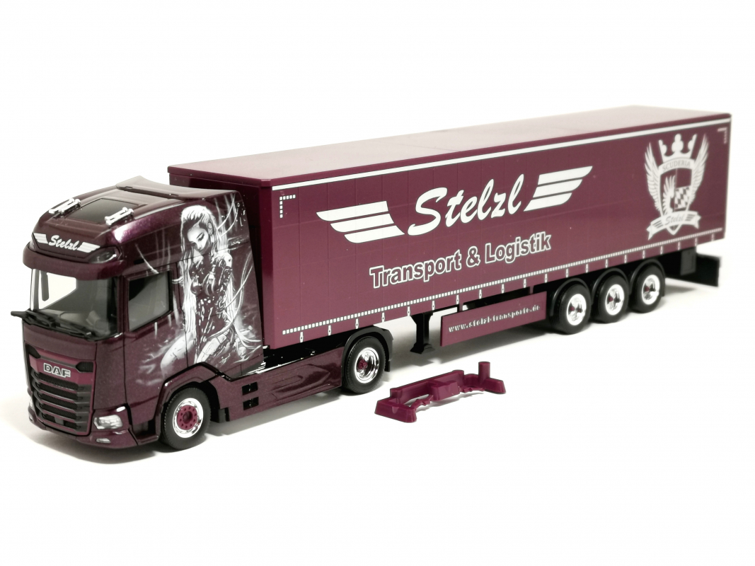 959186 DAF XG+ Gardinenplanen Sattelzug "Stelzl Fallout" Herpa Sommerfest 2025